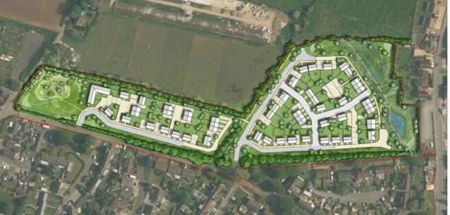 Illustrative masterplan. Drawing TOR-SK025 Rev 1 by tor&co for Martin Grant Land, July 2026. Illustrative only; layout is a reserved matter.
