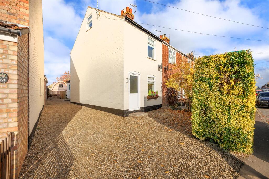 3-bed terraced on The Street, Gillingham, Beccles, £260,000