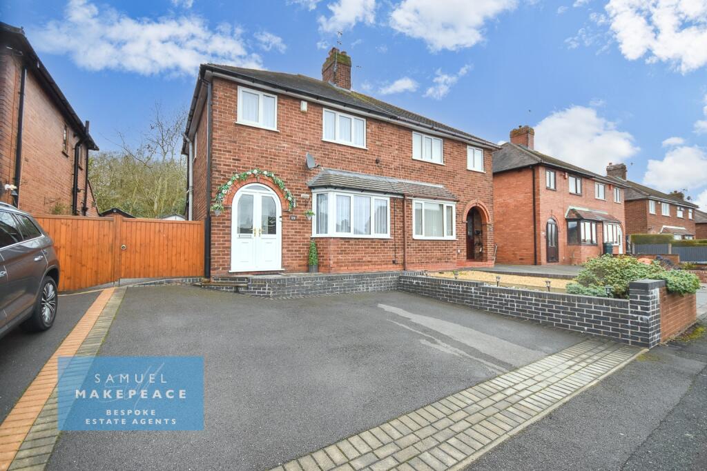 3-bed semi-detached on Tregew Place, Silverdale, Newcastle-Under-Lyme, £190,000