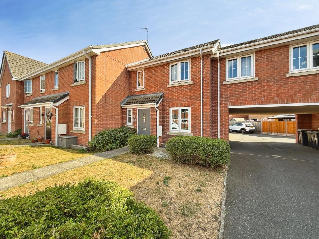 3-bed terraced on Brutus Court, North Hykeham, LN6, £170,000