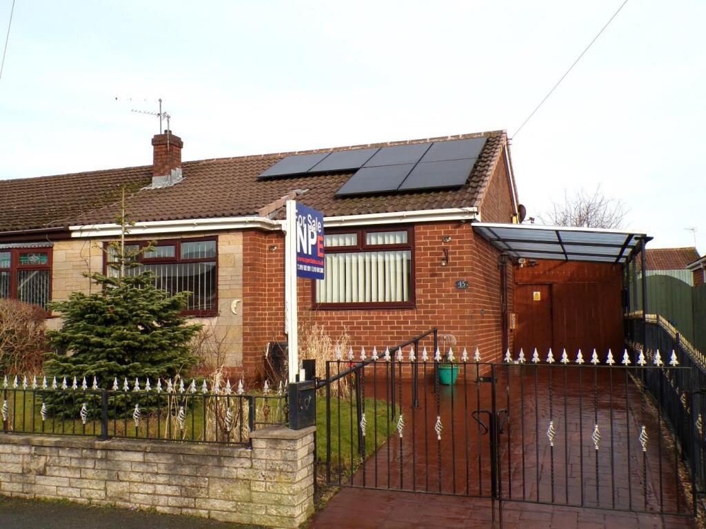 2-bed semi-detached on Knowl Street, Hollinwood, Oldham, £239,950