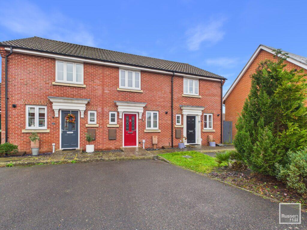 2-bed terraced on Lord Nelson Drive, The Hampdens, New Costessey, £215,000