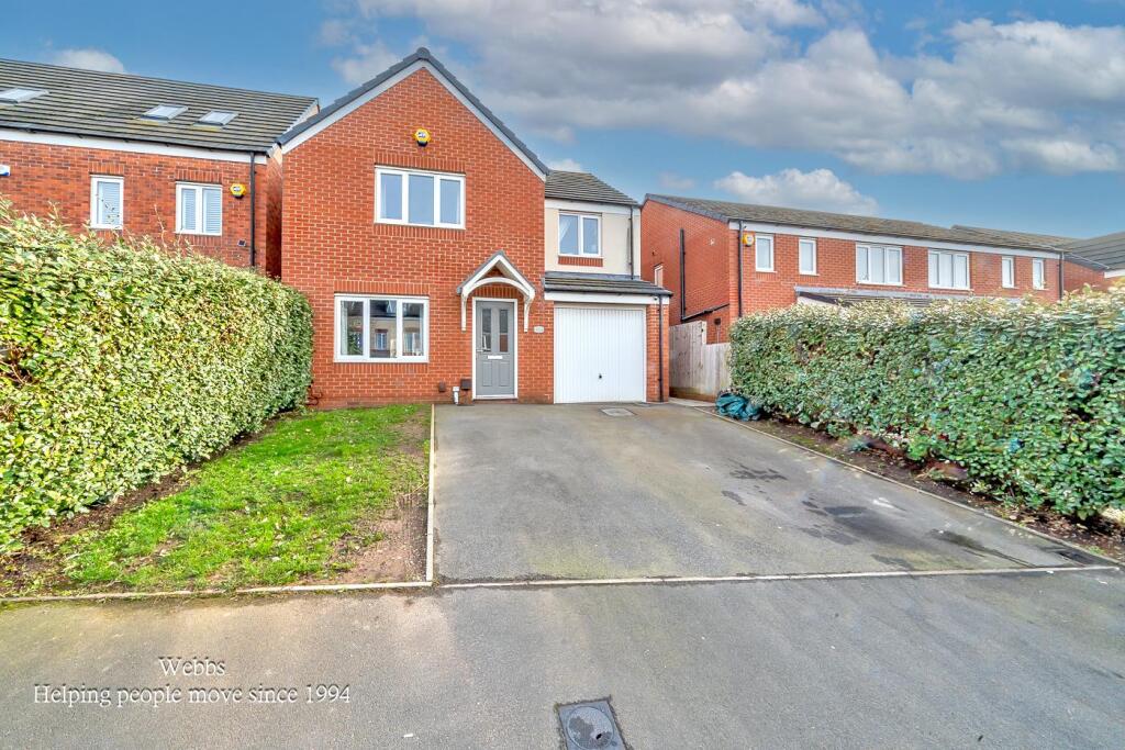 4-bed detached on Winding House Drive, Hednesford, Cannock, £350,000