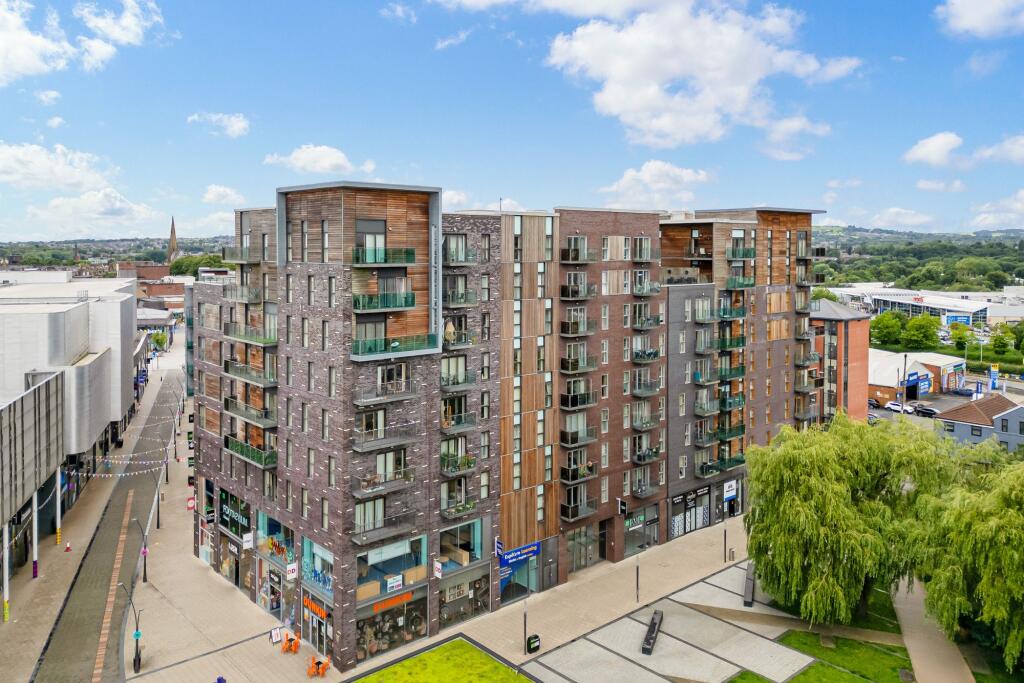 Main image of property: Apartment 28, St. Johns Gardens, Bury, BL9 0QY | Modern 1-Bed with Balcony, Open-Plan Living & Allocated Parking