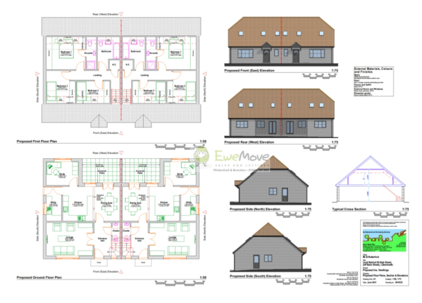 Proposed floor plans section
