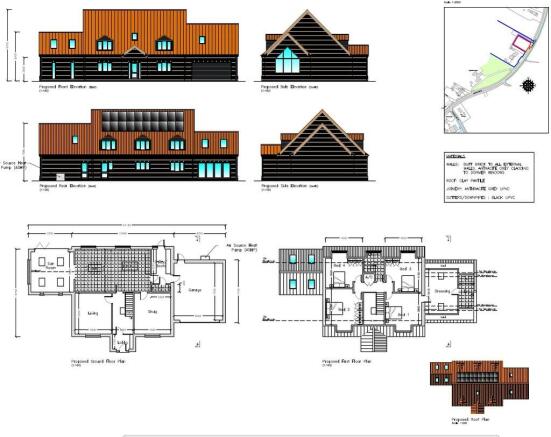 Location plan and...