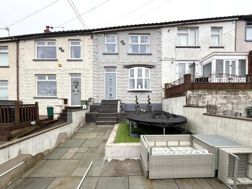 3-bed terraced on Monmouth Street, Mountain Ash, £130,000