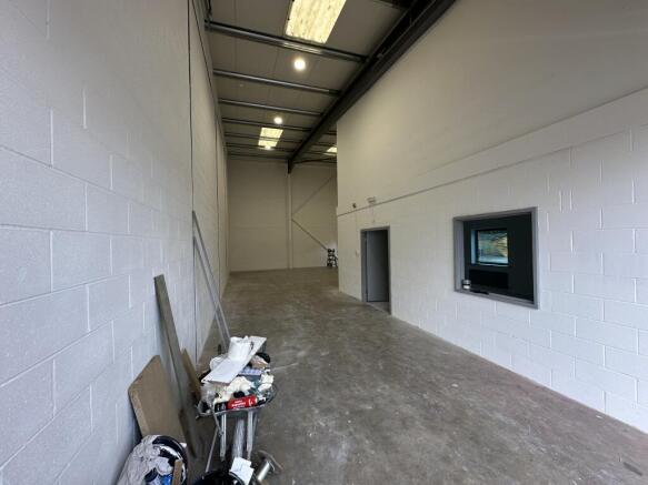 workshop adjacent to loading door
