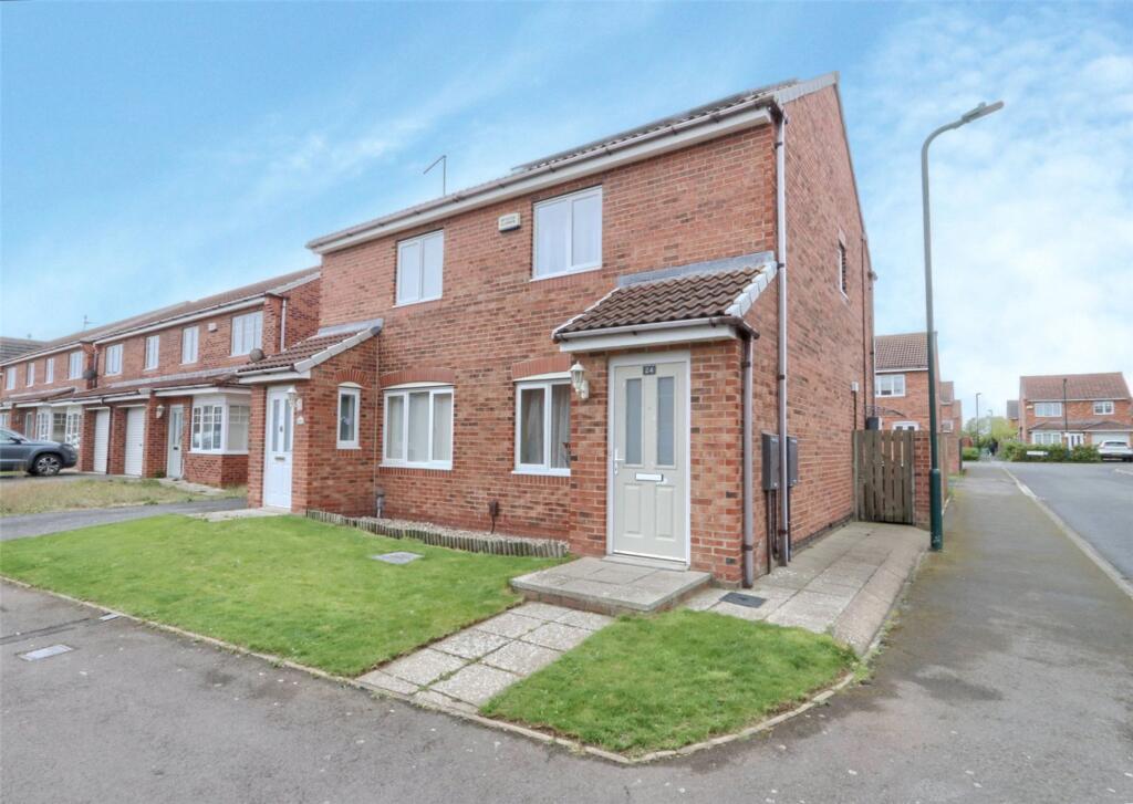 2-bed semi-detached on Low Farm Drive, Redcar, TS10, £129,950