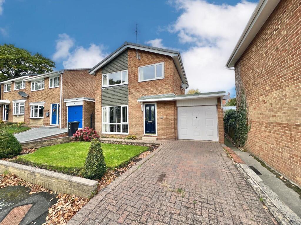 3-bed detached on Satley Close, Crook, £185,000
