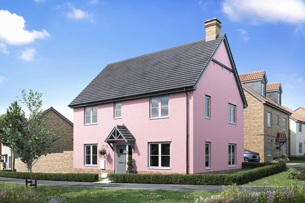 4-bed detached on 1 Annan Path, 
off Aubrey Drive, 
Sudbury, 
Suffolk, 
CO10 1DN, £435,000
