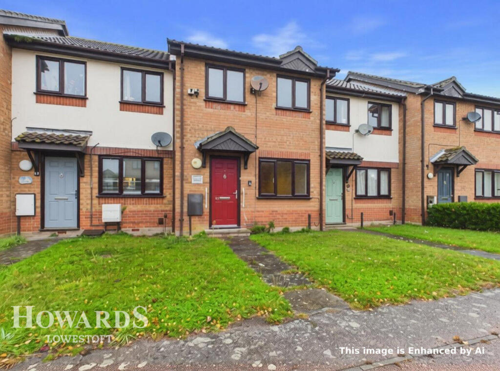 2-bed terraced on Lucerne Close, Carlton Colville, £160,000
