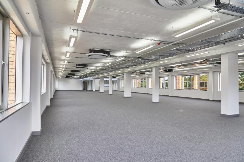 Conventional open plan office