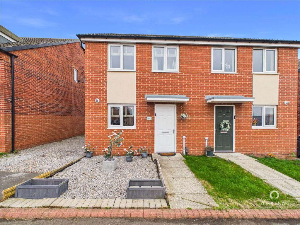 3-bed semi-detached on Fletcher Close, Sunderland, Tyne and Wear, SR4, £145,000