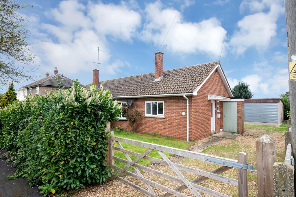 2-bed semi-detached on West Road, Tallington, PE9, £220,000