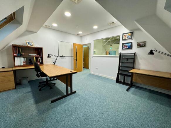 Top floor corner office