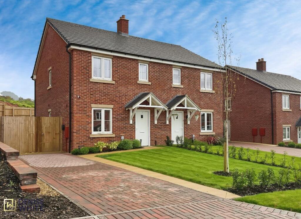 2-bed semi-detached on Rookery Close, Upper Tean, Staffordshire, ST10 4FS, £260,000