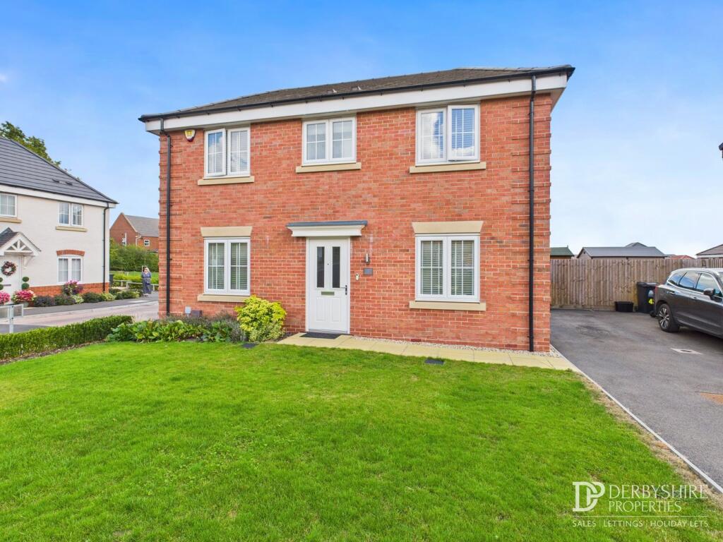 3-bed detached on Meadow Drive, Smalley, Ilkeston, DE7, £329,950
