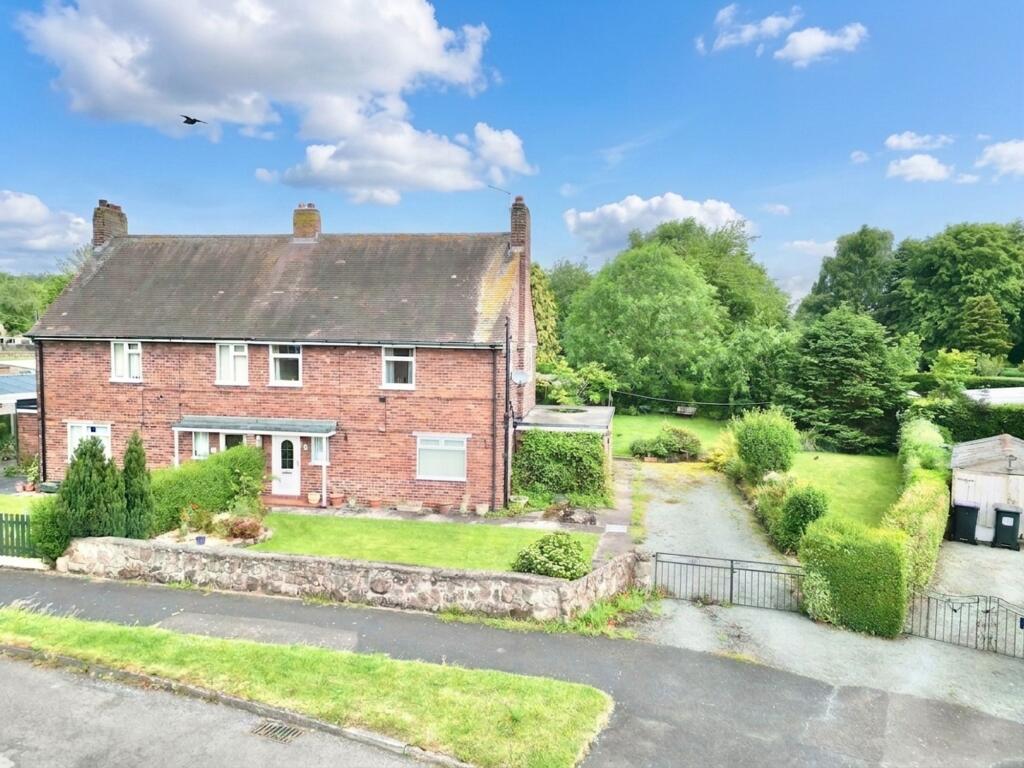 3-bed semi-detached on The Grove, Hodnet, TF9, £270,000