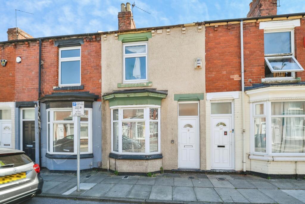 2-bed terraced on Cadogan Street, Middlesbrough, TS1, £80,000