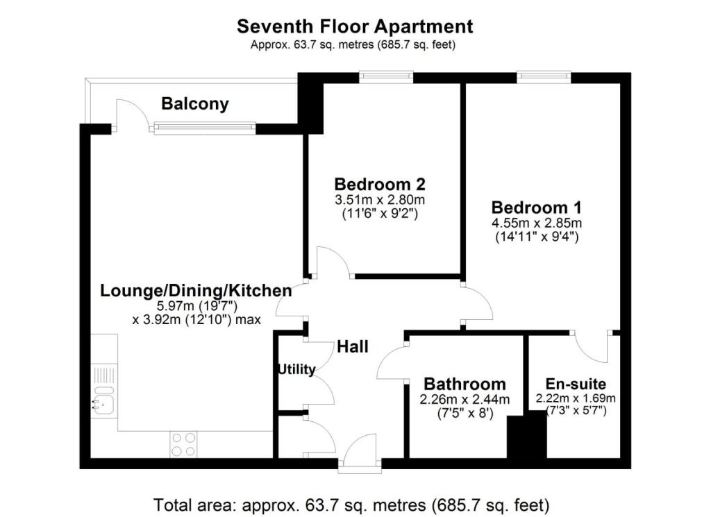 2 bedroom apartment for rent