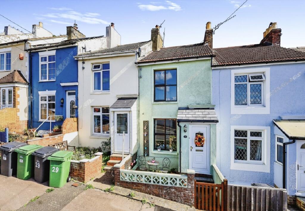 2-bed terraced on Pilot Road, Hastings, £240,000
