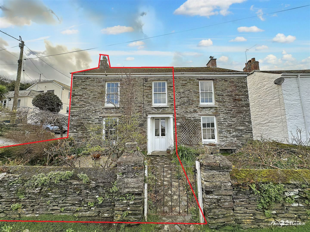 3-bed semi-detached on Wellington Terrace, Portscatho, £599,950
