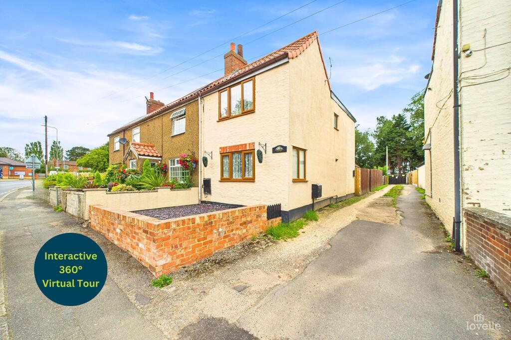 3-bed semi-detached on High Street, Ulceby, DN39, £170,000