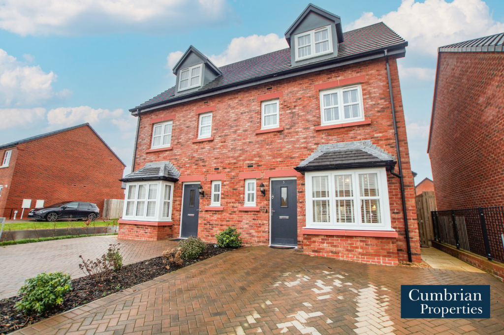 4-bed semi-detached on High Cup Heights, Carleton Village, Penrith, CA11, £325,000