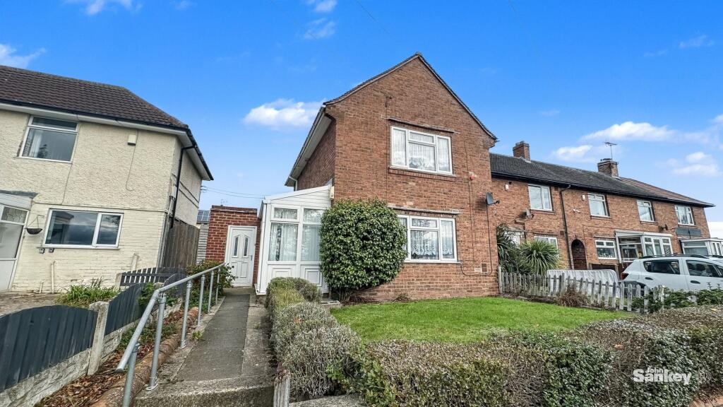 3-bed terraced on Bishops Walk, Church Warsop, NG20, £130,000