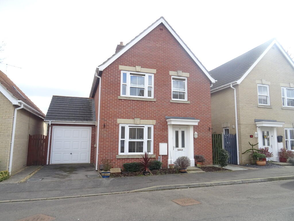 3-bed detached on Tern Gardens, Chatteris, Cambs, PE16 6DX, £295,000