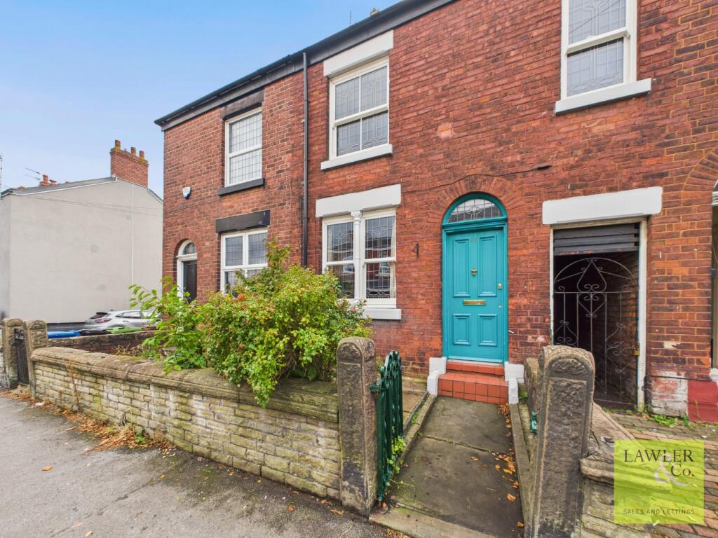 2-bed terraced on Commercial Road, Hazel Grove, SK7 4BG, £240,000