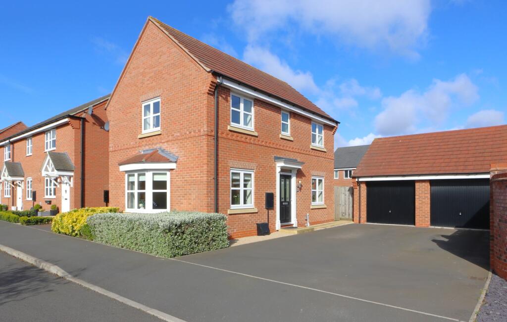 3-bed detached on Gilby Close, Ashby-De-La-Zouch, LE65, £315,000