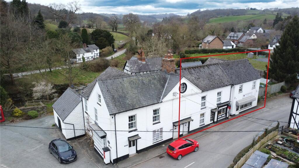 Main image of property: 5 Bedroom House Plus Self Contained Flat And Retail Space, Riverside House, Berriew, Welshpool, Powys, SY21