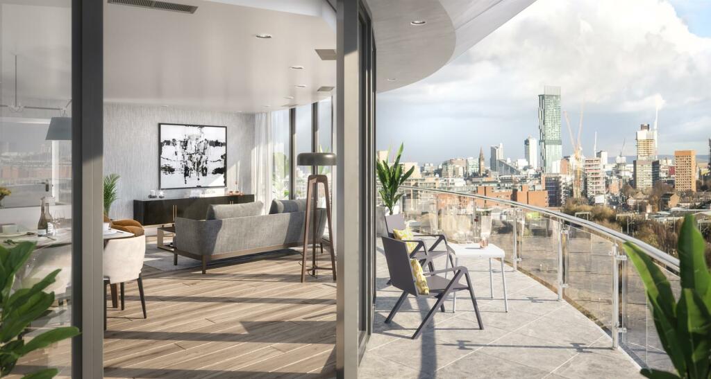 2-bed flat on Pomona Island, £230,000