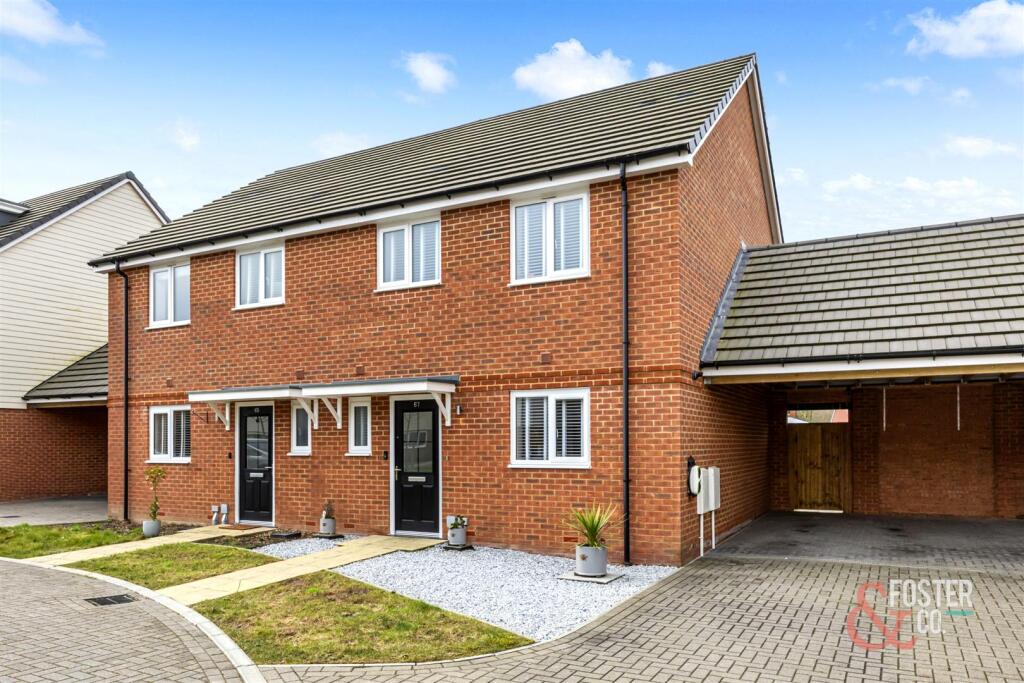 3-bed semi-detached on Goldcrest Drive, Sayers Common, £425,000