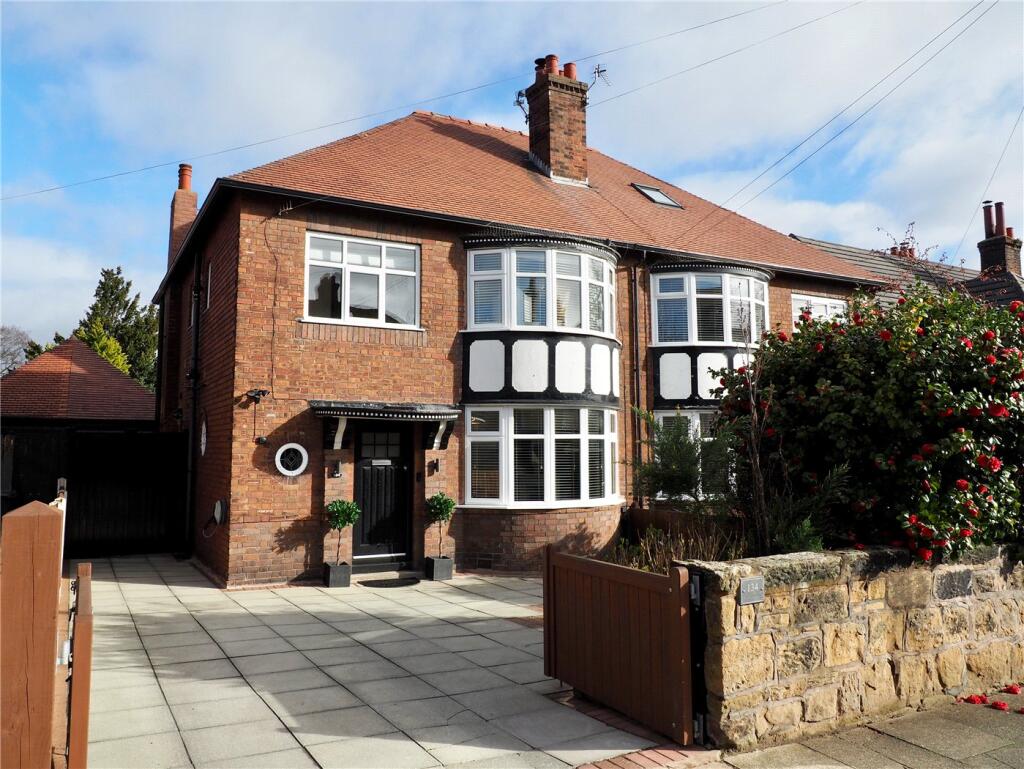 4-bed semi-detached on Grosvenor Road, Prenton, Wirral, £475,000