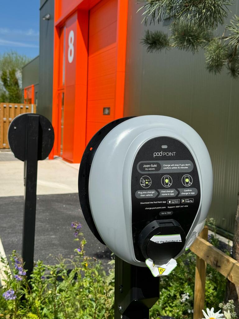 Car charging points for each unit