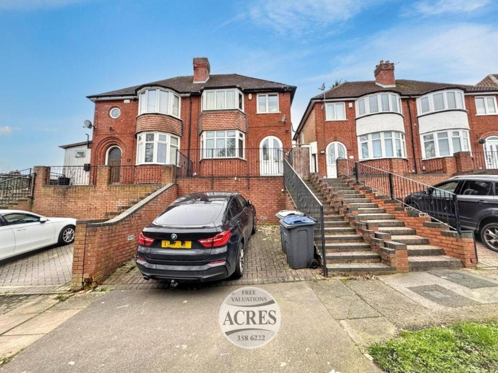 3-bed semi-detached on Foden Road, Great Barr, Birmingham, £240,000