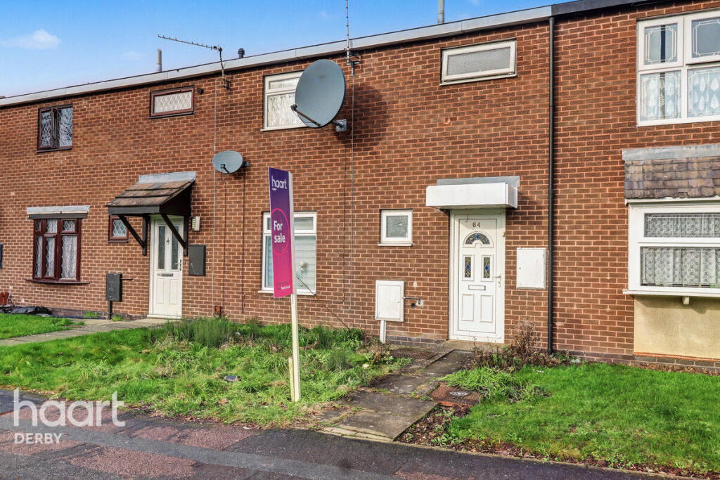3-bed terraced on Grampian Way, Sinfin, £150,000