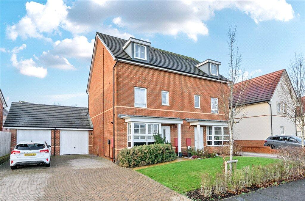 4-bed semi-detached on Ganger Farm Way, Ampfield, Romsey, Hampshire, £495,000