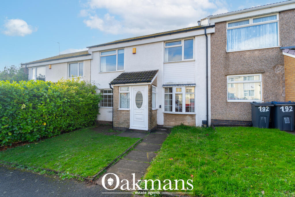 3-bed terraced on The Roundabout, Birmingham, B31, £180,000