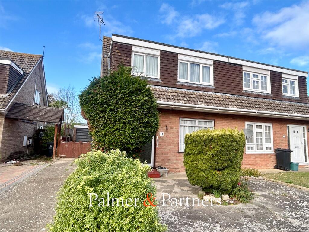 3-bed semi-detached on Chingford Avenue, Clacton-on-Sea, Essex, CO15, £230,000