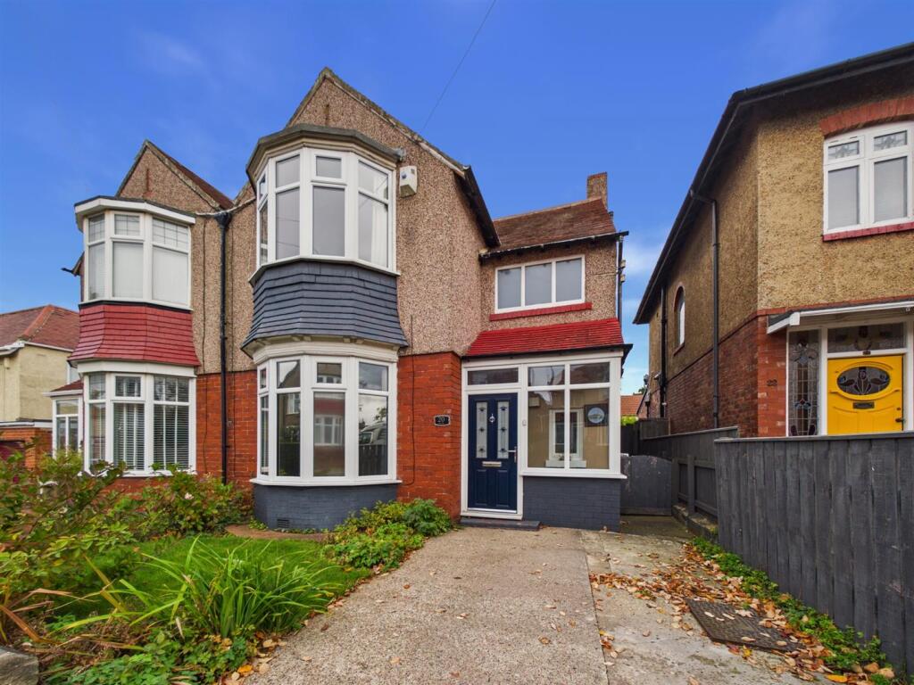 3-bed semi-detached on Ashbrooke, Whitley Bay, £339,950