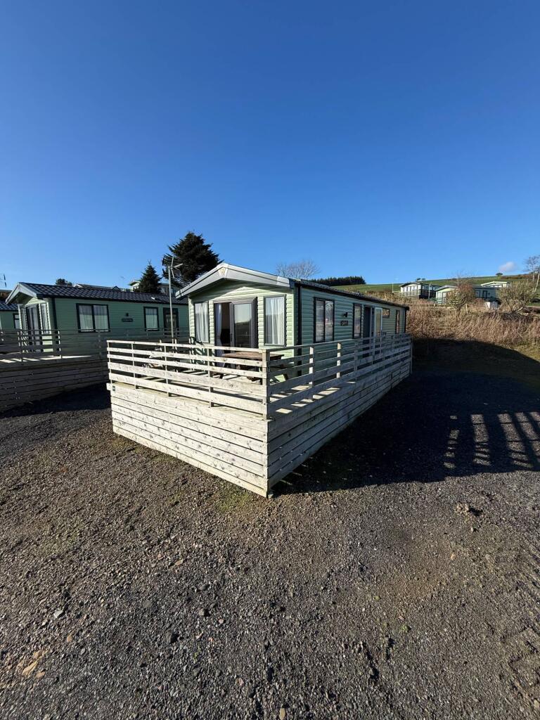 2-bed caravan on Dhoon Bay, Kirkcudbright, DG6 4TJ, £34,995