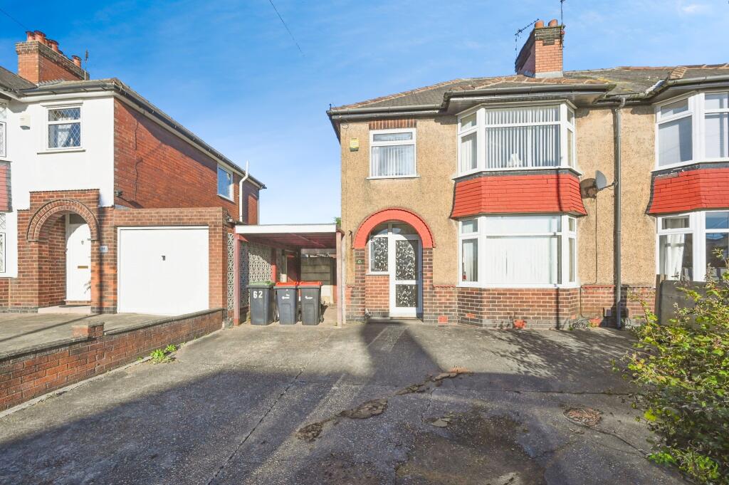 3-bed semi-detached on Columbia Avenue, Sutton-in-Ashfield, NG17, £195,000