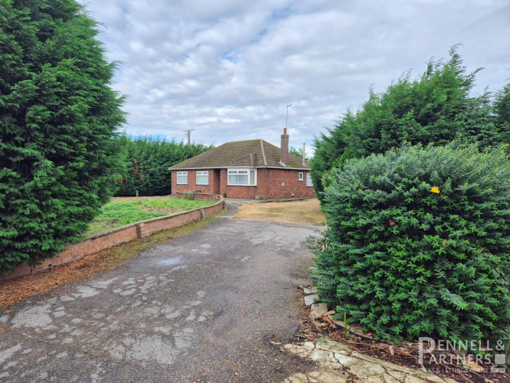 3-bed bungalow on Ramsey Road, Farcet, Peterborough, PE7, £425,000