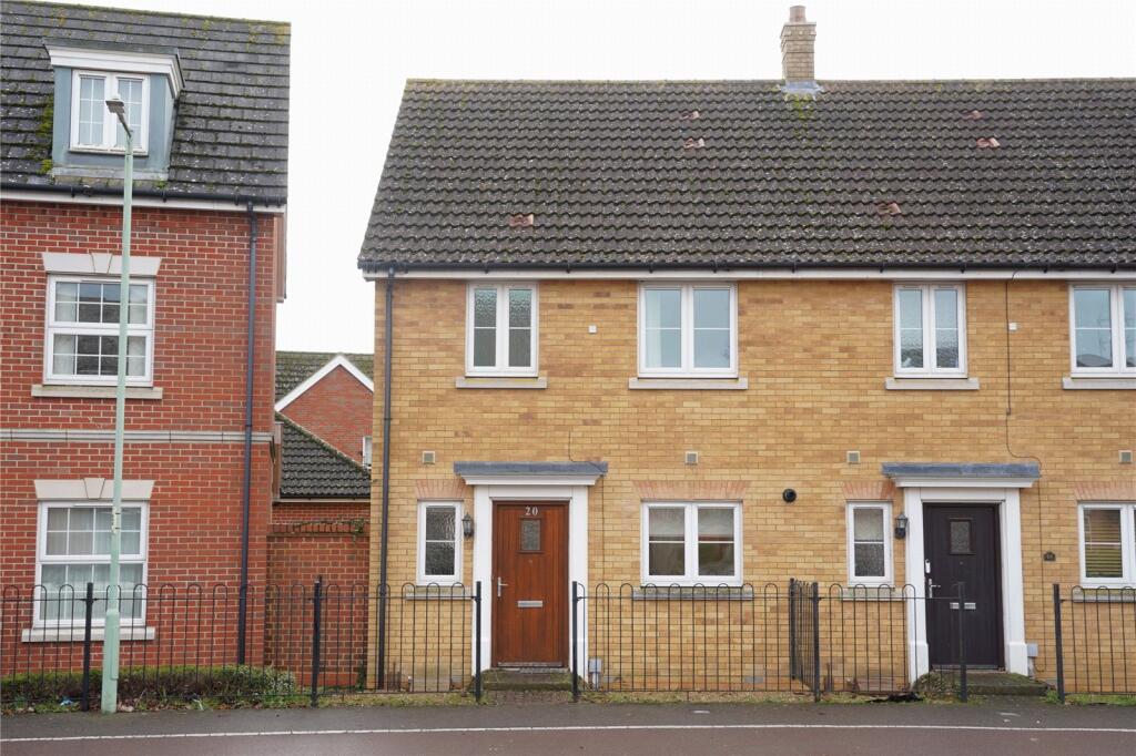 3-bed terraced on Thistle Way, Red Lodge, Bury St. Edmunds, Suffolk, IP28, £260,000
