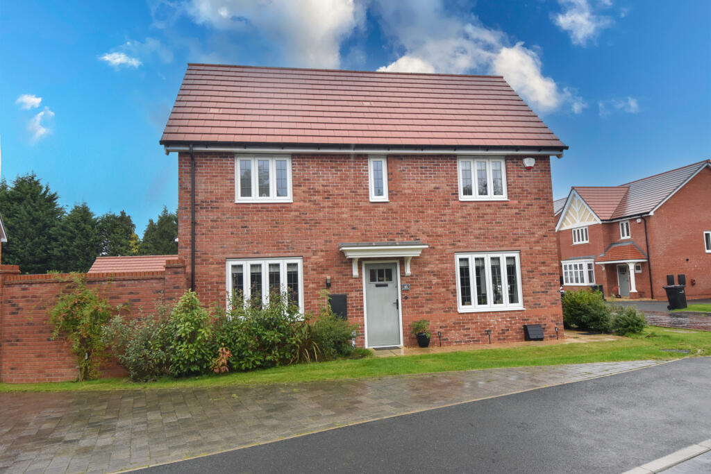 3-bed detached on James Pimlott Drive, Poynton, SK12, £489,950