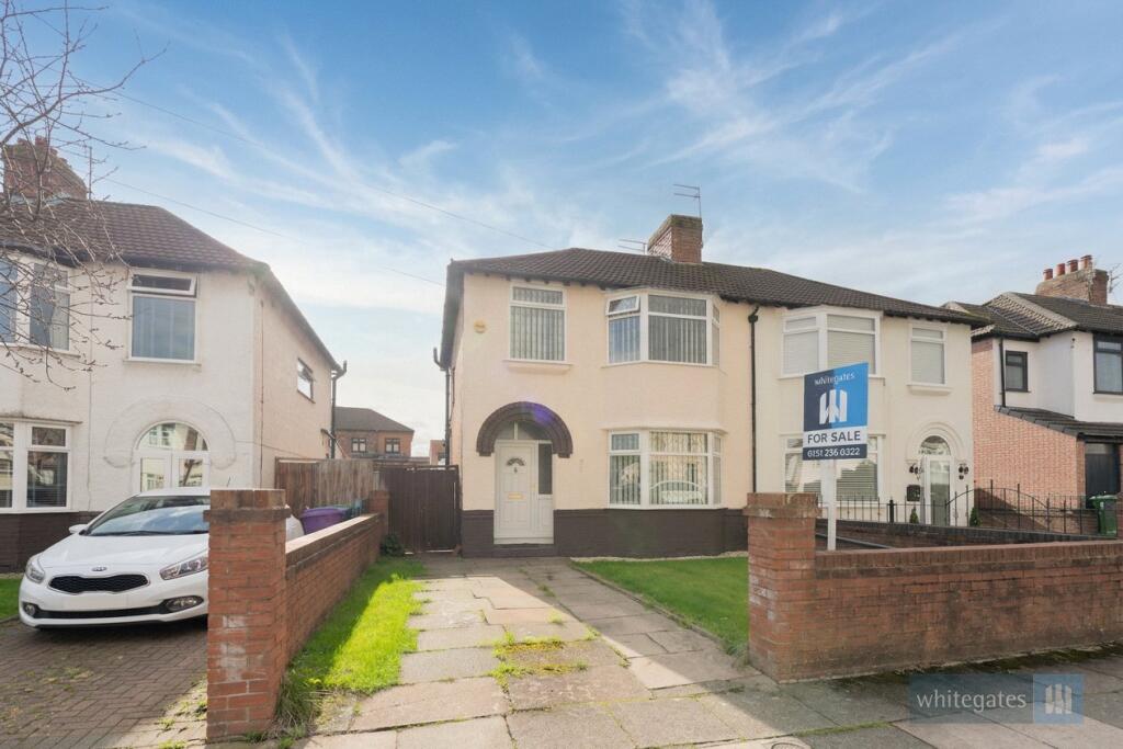 3-bed semi-detached on Arlescourt Road, Liverpool, Merseyside, L12, £290,000